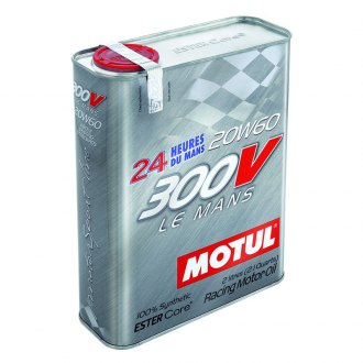 Motul USA® - 300V Le Mans Racing SAE 20W-60 Synthetic Motor Oil, 2 Liters (2.11 Quarts)
