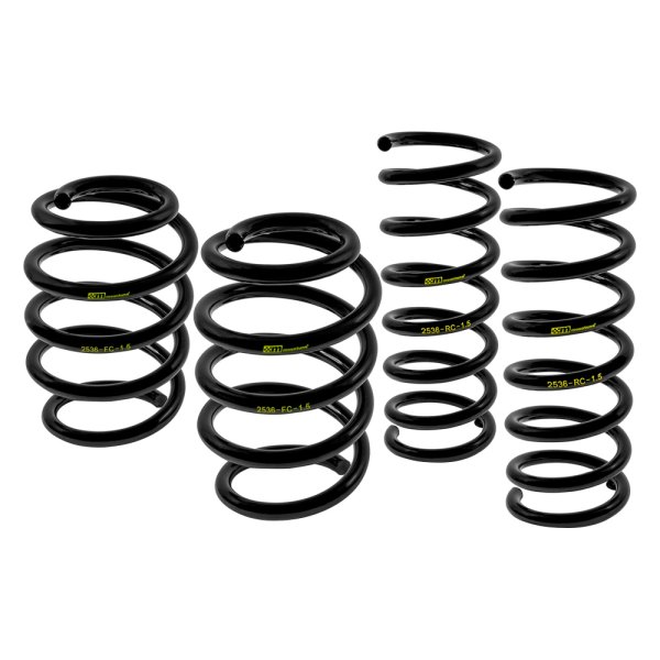 Mountune® - 0.6" x 0.6" Sport Front and Rear Lowering Coil Springs