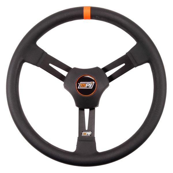 MPI® - Black Steering Wheel with Vibration Absorption Foam
