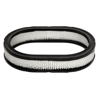 Mr. Gasket® - Paper Replacement Oval White Air Filter (12" OD x 2" H)