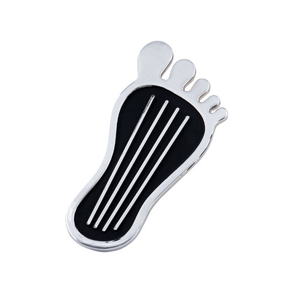 Mr. Gasket® - Barefoot Style Aluminum Accelerator Pedal Pad