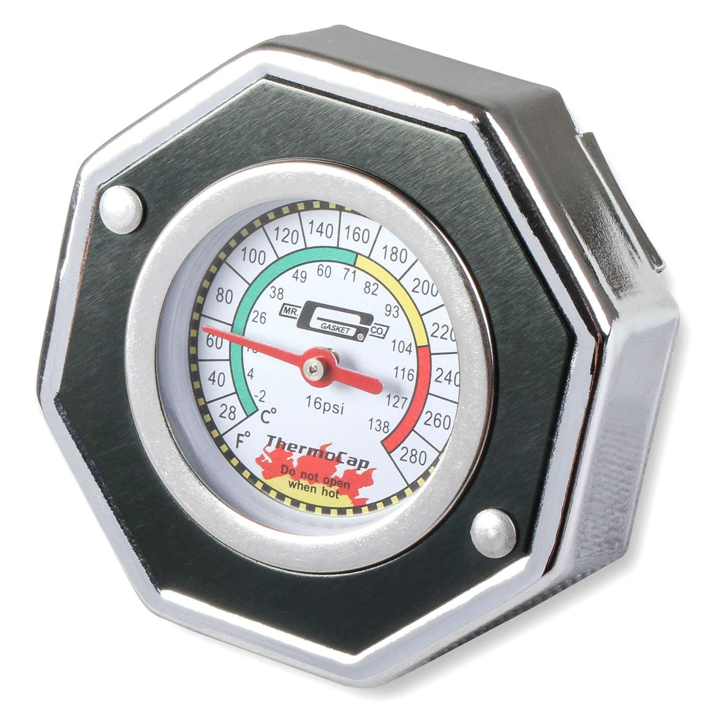 Mr. Gasket® 2476BK Thermocap™ Black Engine Coolant Radiator Cap