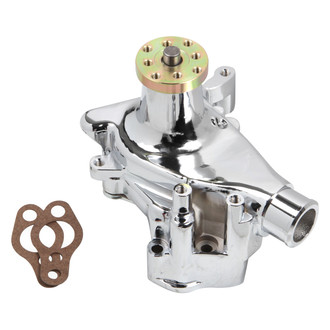 Mr. Gasket® - Long Neck Chrome Water Pump
