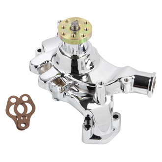 Mr. Gasket® - Long Neck Chrome Water Pump