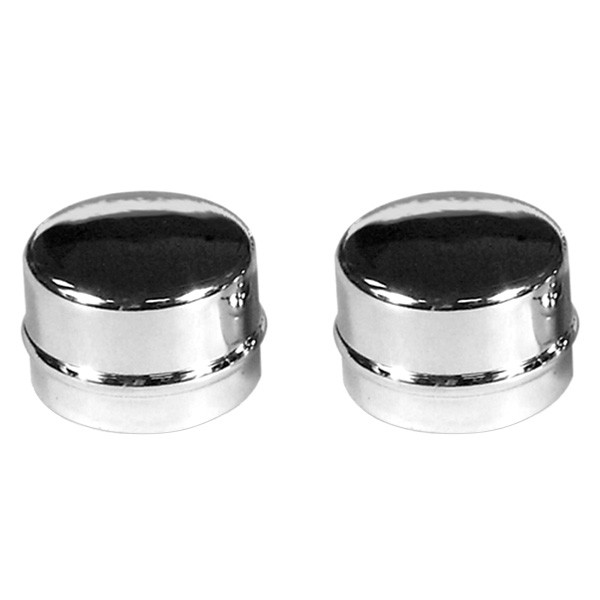 Mr. Gasket 2486 Chrome Dust Caps - Wheel Valve Stem Dust Covers For Car & Truck Wheels