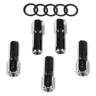 Mr. Gasket® - Chrome Plated Shank Seat Open End Lug Nuts with Washers