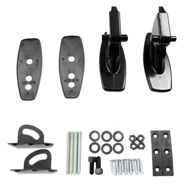 Mr. Mustang® - Rear Wing Bracket Assembly with Hardware, Pedestals and Pads