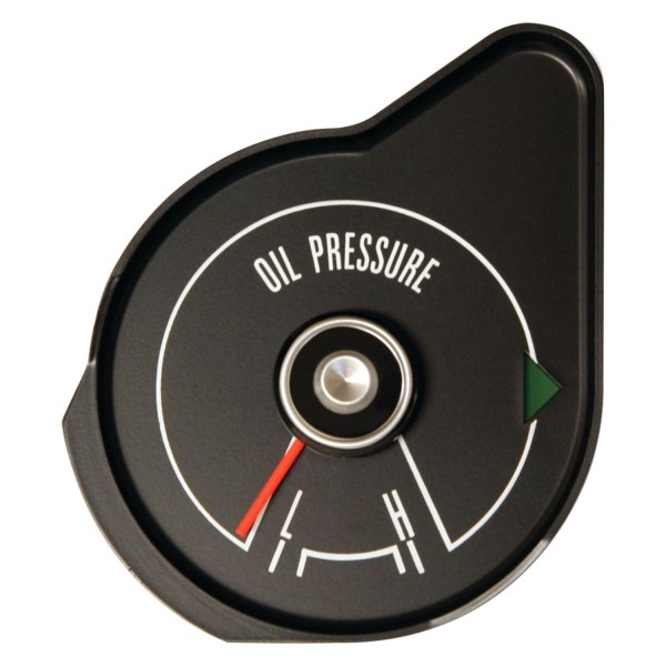 Mr. Mustang® - Black Oil Pressure Gauge
