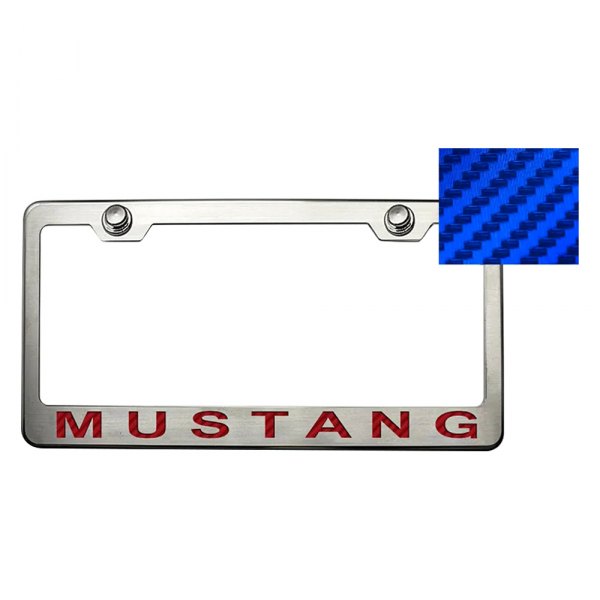 Mr. Mustang® - License Plate Frame with Mustang Logo