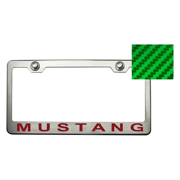 Mr. Mustang® - License Plate Frame with Mustang Logo