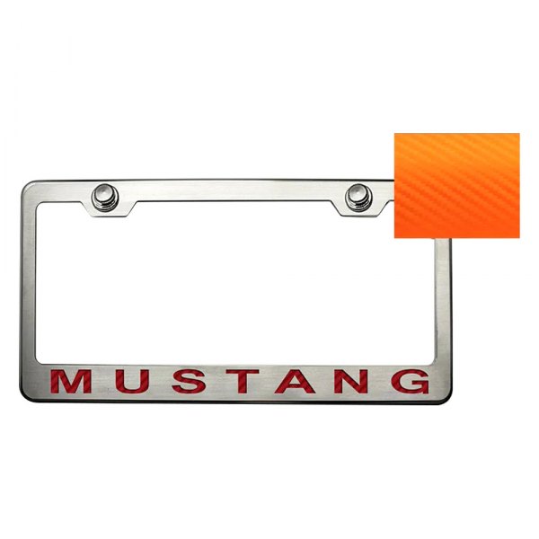 Mr. Mustang® - License Plate Frame with Mustang Logo