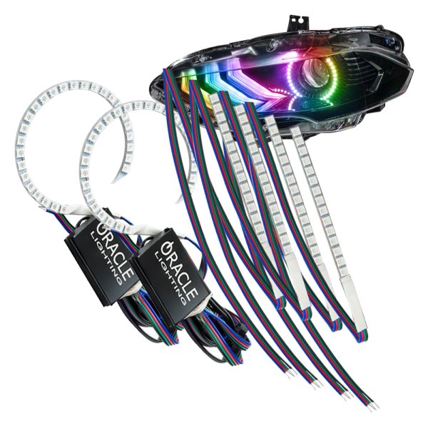Mr. Mustang® - Oracle Lighting™ SMD ColorSHIFT Halo Kit with DRL for Headlights