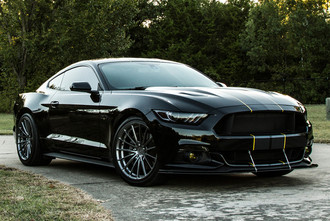 FS2 Matte Gunmetal on Ford Mustang