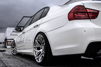 GF9 Hyper Silver on BMW E90