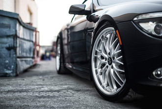 GT1 Hyper Silver Chrome Lip on BMW 6 Series