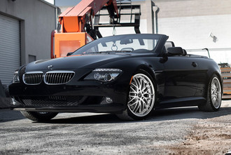 GT1 Hyper Silver Chrome Lip on BMW 6 Series