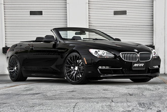 HR6 Matte Black on BMW 6 Series