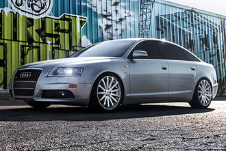 HR9 Silver on Audi S6