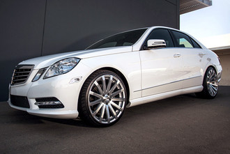 HR9 Silver on Mercedes E Class