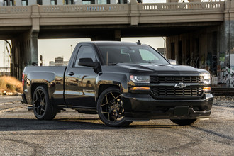 T228 Gloss Black on Chevy Silverado