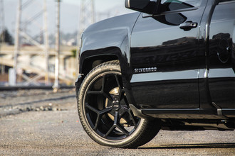 T228 Gloss Black on Chevy Silverado
