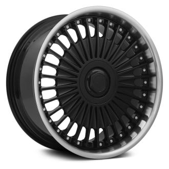 NOIR ELITE® NR108 Wheels - Gunmetal with Gloss Black Lip and