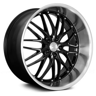 GT1 Gloss Black with Machined Lip