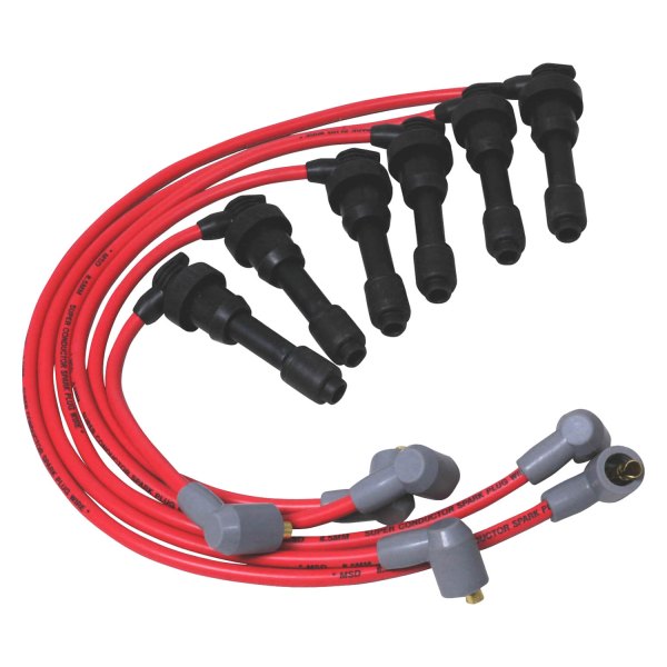 MSD® - Super Conductor™ Super Conductor Spark Plug Wire Set - Red