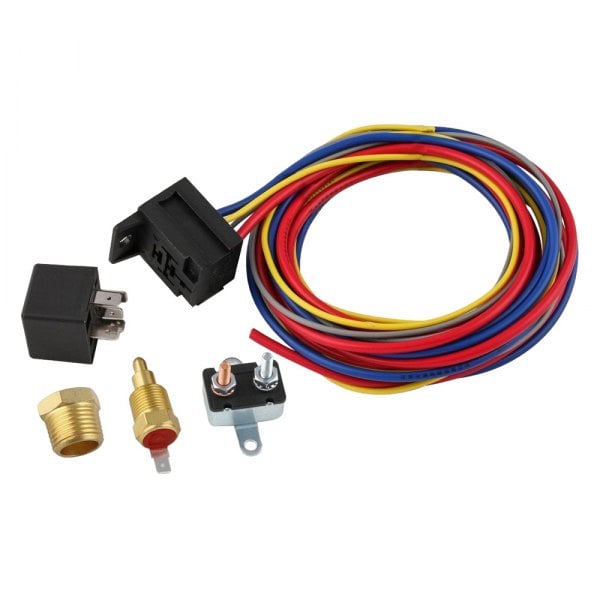 MSD® 89616 Engine Cooling Fan Motor Relay Kit with 195 Degree