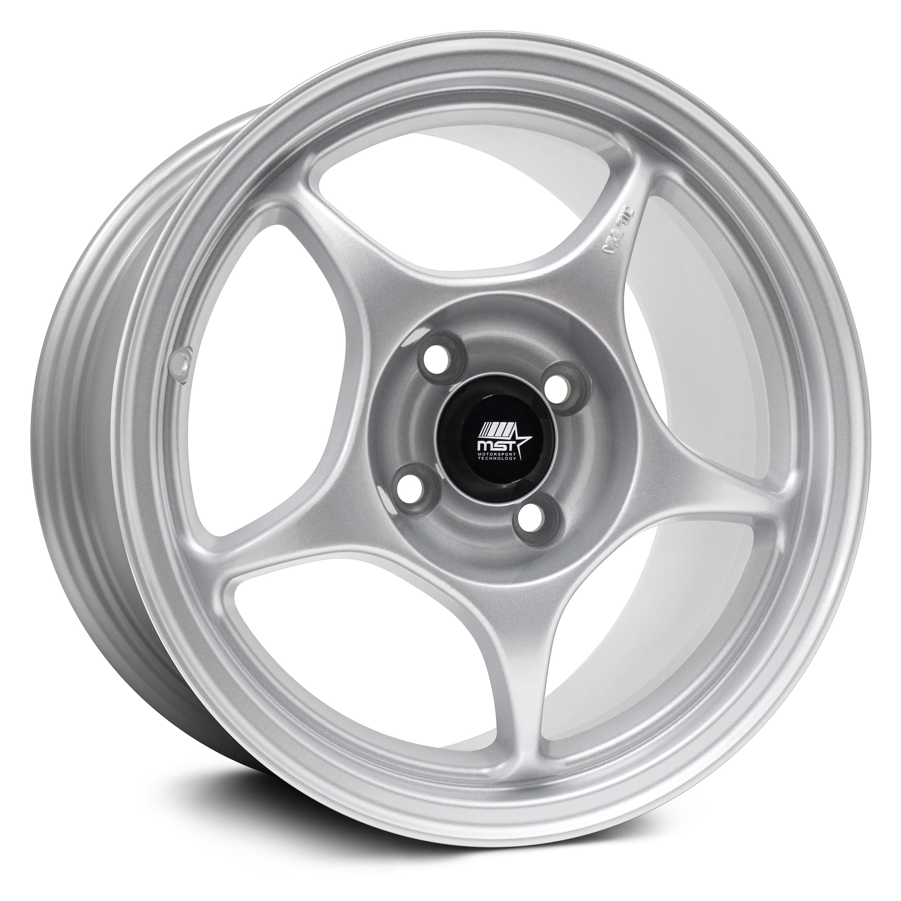 MST® MT46 Wheels - Gloss Silver Rims