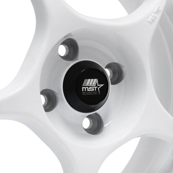 mst MST® MT46 Wheels - Gloss White Rims - 46-5749-35-WHT