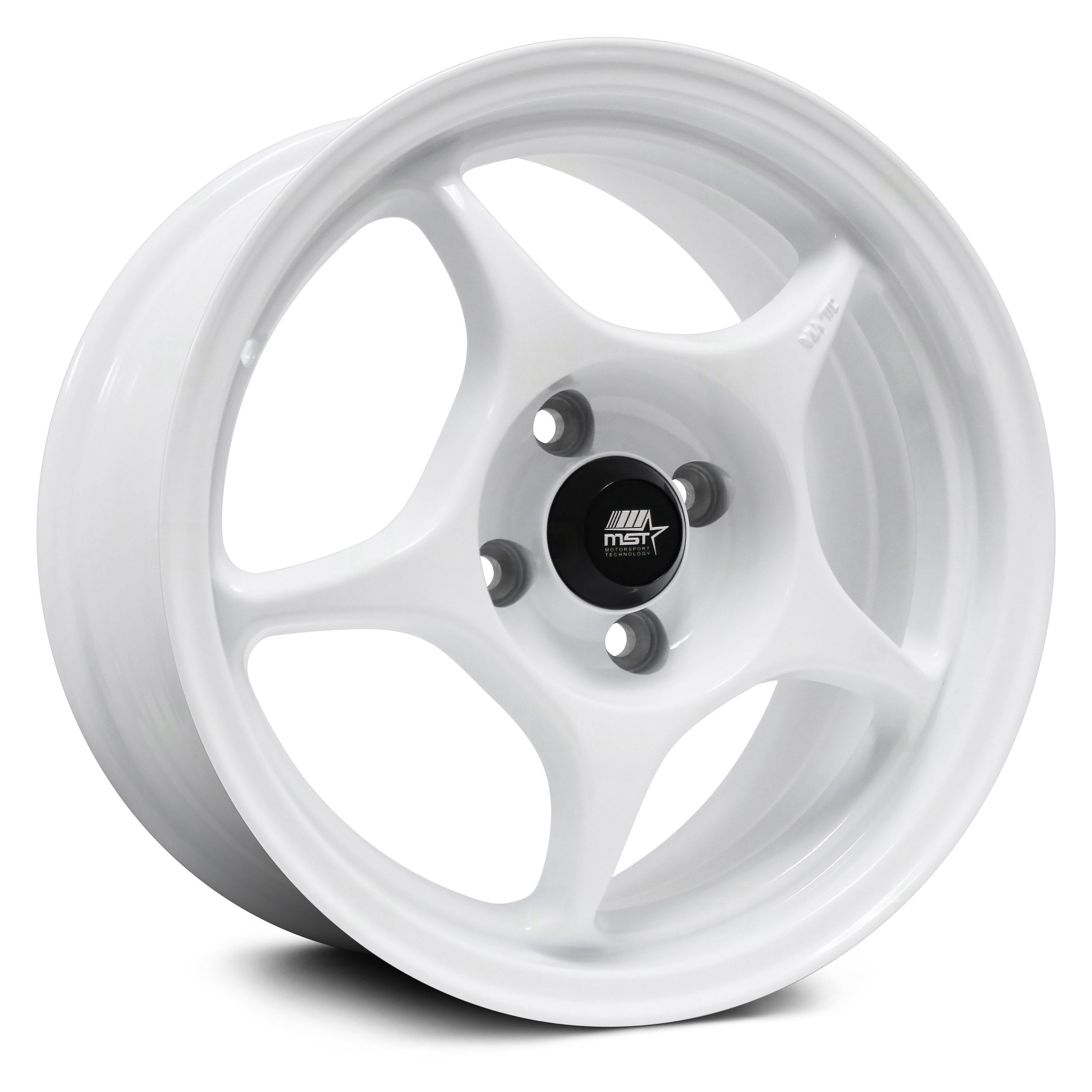 mst MST® MT46 Wheels - Gloss White Rims - 46-5749-35-WHT