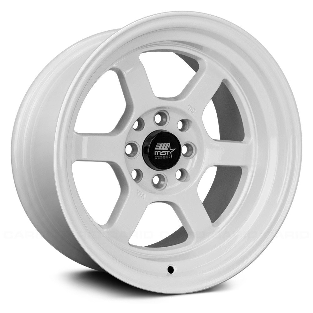 MST White G25 wheel 4 102052W +5