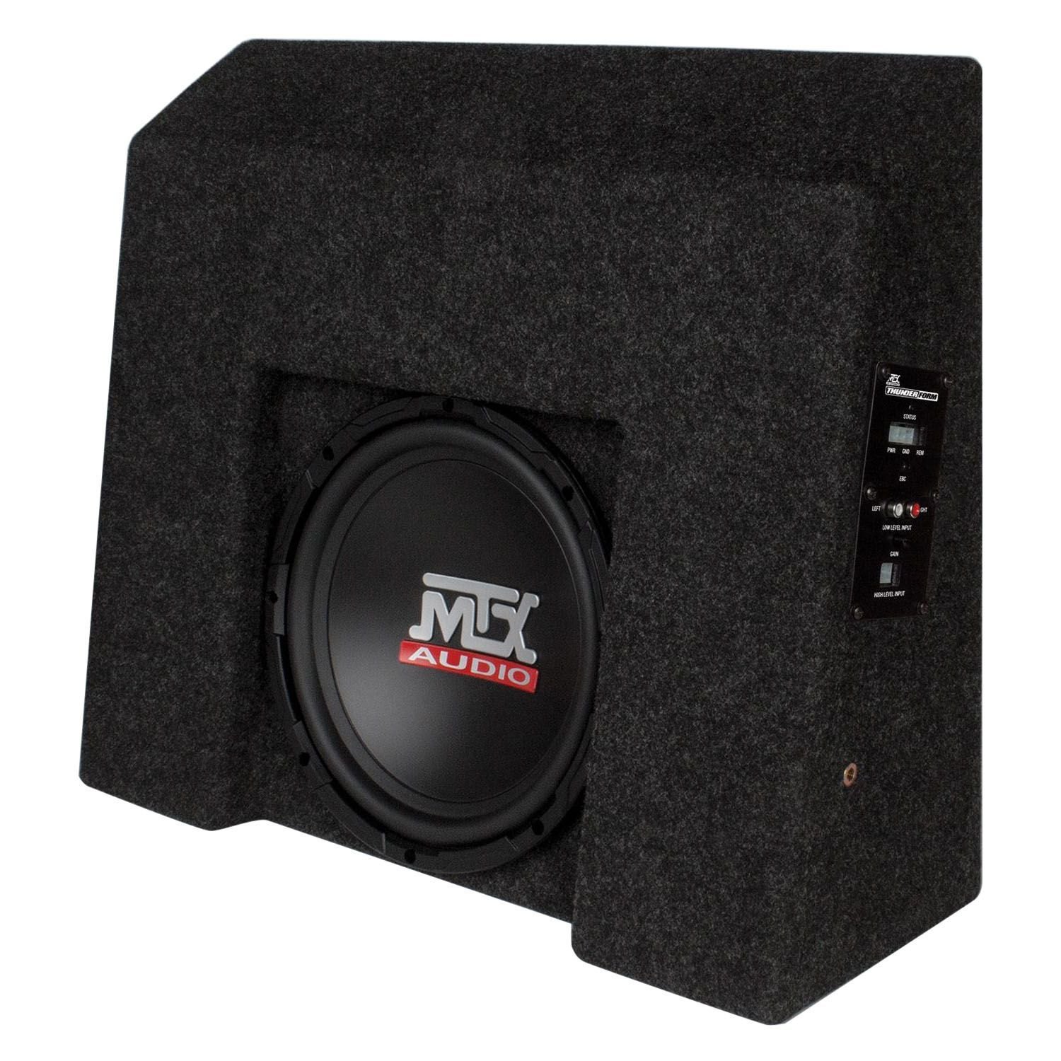 MTX Audio® ThunderForm Series 10" 500W 4 Ohm Single DownwardFiring Sealed Powered Enclosed
