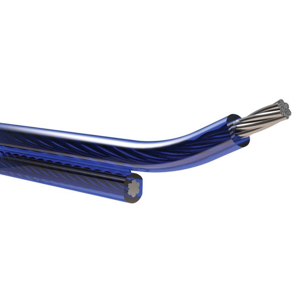 MTX Audio® - StreetWires Series 14 AWG 2-Way 50' Blue Stranded GPT Speaker Wire