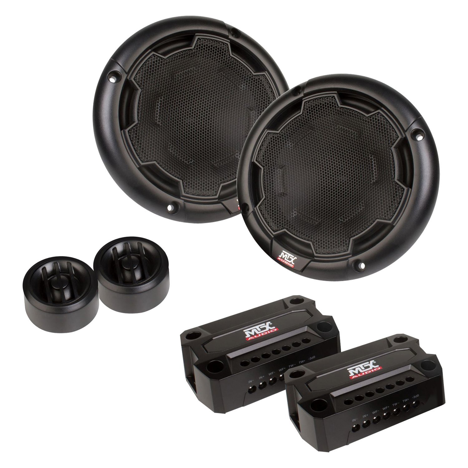 MTX THUNDER51 180W Peak 5.25" 2-Way Component System Open Box Complete 