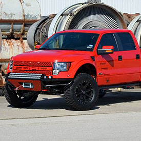 N-FAB® - Installed RSP Replacement Front Bumper with Skid Plate