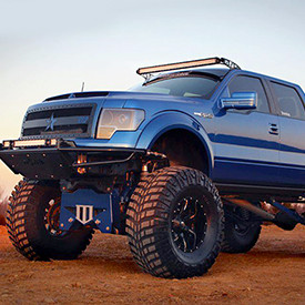 N-FAB® - Installed RSP Replacement Front Bumper with Skid Plate