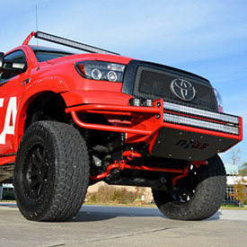 N-FAB® - Installed RSP Replacement Front Bumper with Skid Plate