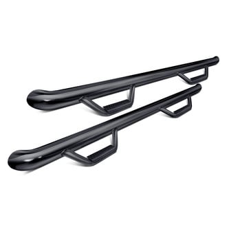 N-Fab® - 3" Black Round Nerf Steps