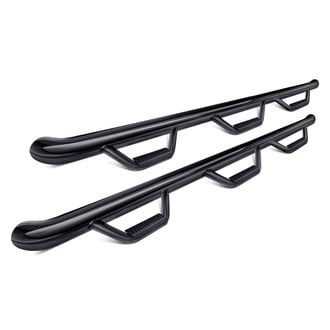 N-Fab® - 3" Black Round Nerf Steps