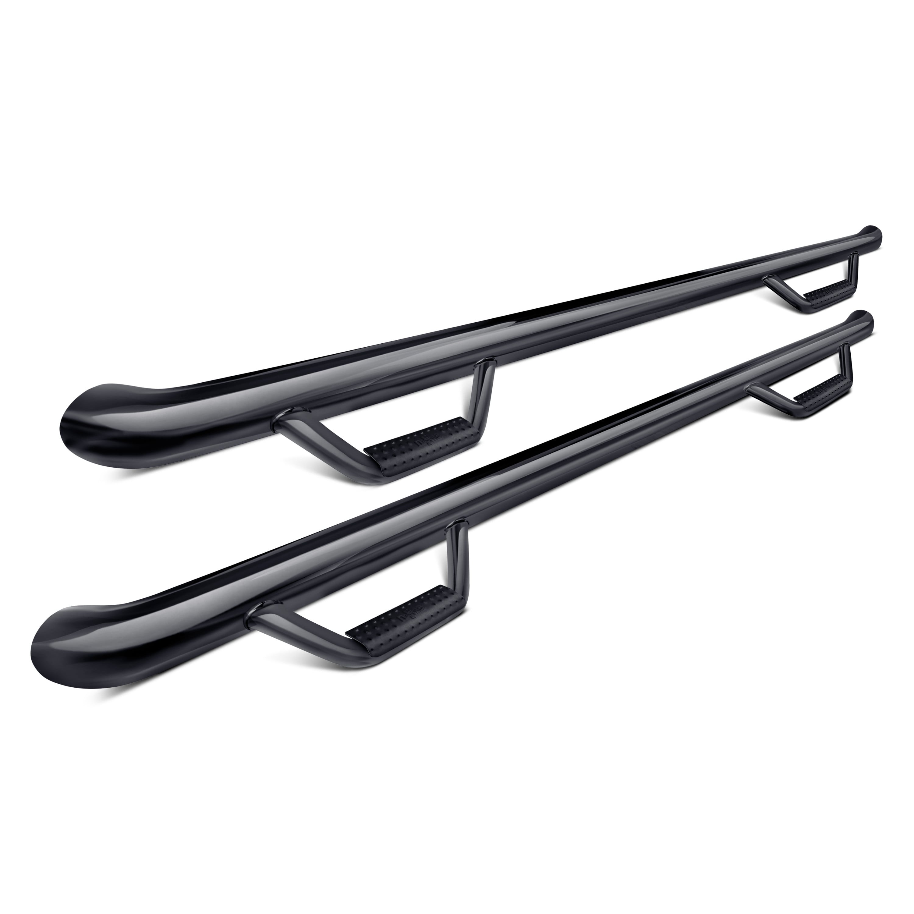 N-Fab Wheel To Wheel Nerf Step Bars - Gloss Black 3in Tube Steps For Dodge RAM 1500/2500/3500 (2002-2009) - View #10