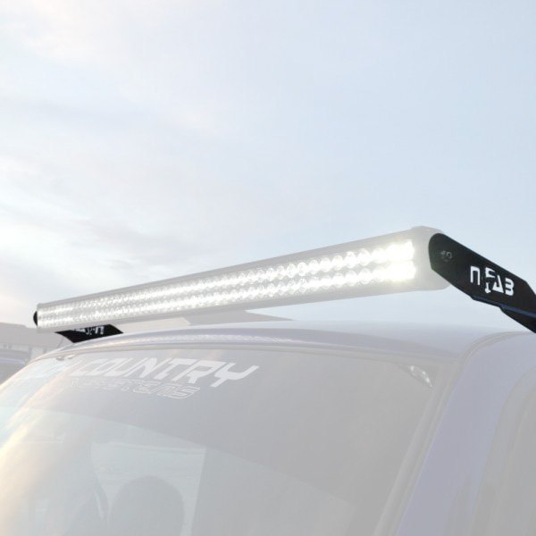 2013 Peterbilt MODEL 367 Side Roof mount spotlight 100W Halogen Passenger side WITH install kit -Black 6 inch 