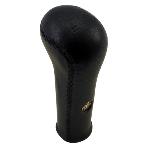 Nardi® - 4-Speed Prestige Style Black Leather Shift Knob