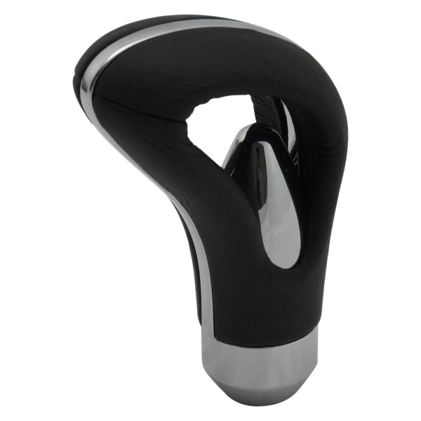 Nardi® - Targa Style Black Leather Shift Knob with Aluminum Central Support
