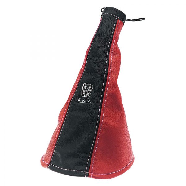 Nardi® - Black/Red Leather Hand Brake Boot