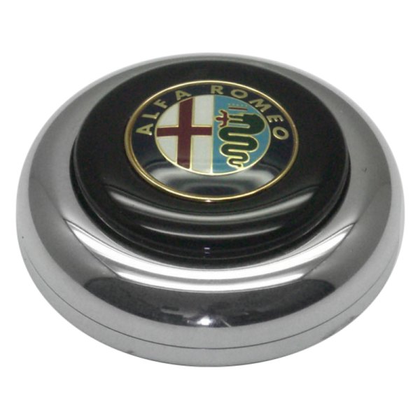 Nardi® - Single Contact Horn Button with Alfa Romeo Logo Logo for Anni '50/'60 Steering Wheels