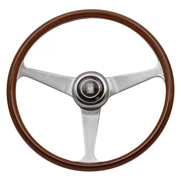 Nardi® - 3-Spoke Anni '60 Wood Steering Wheel with Nardi Logo