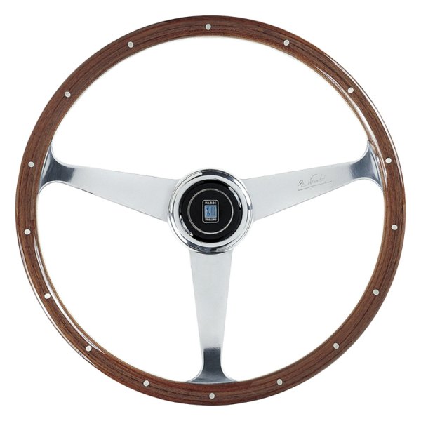 Nardi® - 3-Spoke Anni '50 Wood Steering Wheel with Nardi Logo