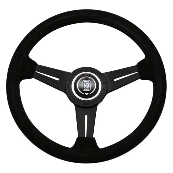 Nardi® 6061.33.2081 - 3-Spoke ND Classic Series Suede Black